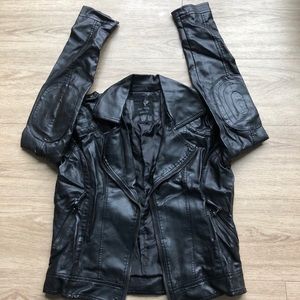 EUC Vegan Leather Jacket